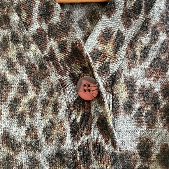 Leopard print cropped sweater - Picture 6 of 6